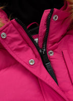 Quilted winter jacket with hood AZALEA