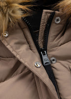 Quilted winter jacket with hood AZALEA