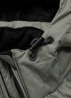 Quilted winter jacket with hood CRESTLINE