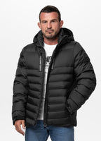 Quilted winter jacket with hood CRESTLINE