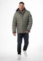 Quilted winter jacket with hood CRESTLINE