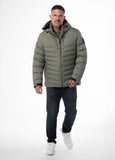 Quilted winter jacket with hood CRESTLINE