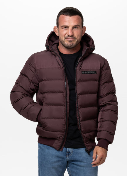 Quilted winter jacket with hood DILLON