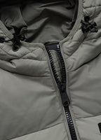 Quilted winter jacket with hood DILLON
