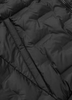 Quilted winter jacket with hood FISK