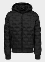 Quilted winter jacket with hood FISK