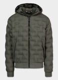 Quilted winter jacket with hood FISK