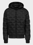 Quilted winter jacket with hood FISK
