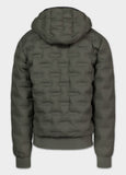 Quilted winter jacket with hood FISK