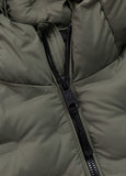 Quilted winter jacket with hood FISK