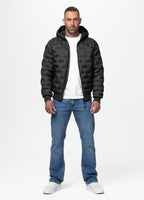 Quilted winter jacket with hood FISK
