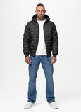 Quilted winter jacket with hood FISK