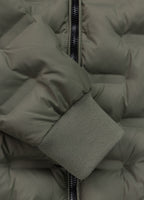 Quilted winter jacket with hood FISK