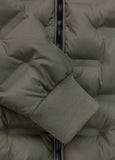 Quilted winter jacket with hood FISK