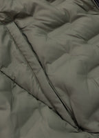 Quilted winter jacket with hood FISK