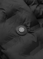 Quilted winter jacket with hood FISK