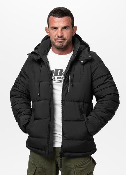 Quilted winter jacket with hood PIEDMONT