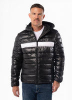 Quilted winter jacket with hood SHATTO