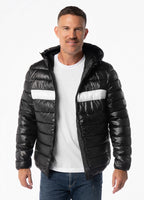 Quilted winter jacket with hood SHATTO