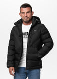 Quilted winter jacket with hood STANFORD