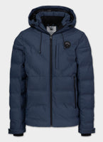 Quilted winter jacket with hood STANFORD