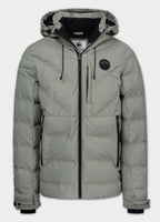 Quilted winter jacket with hood STANFORD