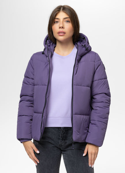Quilted winter jacket with hood VISTA