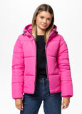 Quilted winter jacket with hood VISTA