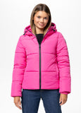 Quilted winter jacket with hood VISTA