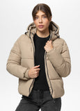 Quilted winter jacket with hood VISTA