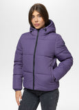 Quilted winter jacket with hood VISTA
