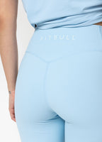 Women's Sports Leggings AVENIDA - Light blue
