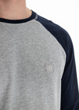 Longsleeve Garment Washed Raglan Small Logo