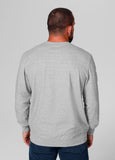 Men's Longsleeve Pique Rockey - Gray Melange