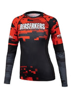 Women's Longsleeve Rashguard Berserkers Team Digital