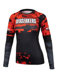 Women's Longsleeve Rashguard Berserkers Team Digital