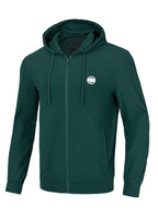 Men's Zip-up hoodie Pique Rockey - Dark green