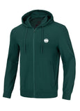 Men's Zip-up hoodie Pique Rockey - Dark green