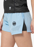 Women's Shorts Performance Pro plus Small Logo - Light blue