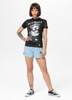 Women's Shorts Performance Pro plus Small Logo - Light blue