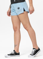 Women's Shorts Performance Pro plus Small Logo - Light blue