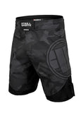 Fight Shorts Mesh All Black Camo
