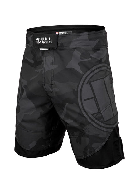 Fight Shorts Mesh All Black Camo