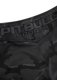 Fight Shorts Mesh All Black Camo