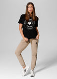 Women's sweatpants French Terry Judith - Sand