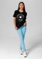 Women's sweatpants French Terry Judith - Baby blue