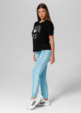 Women's sweatpants French Terry Judith - Baby blue
