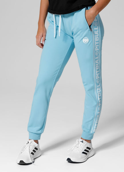 Women's sweatpants French Terry Judith - Baby blue