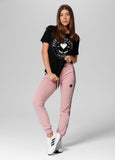 Women's sweatpants French Terry Judith - Pink