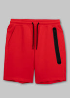 Men's Sweatshorts DOGWOOD POCKET - Fluo Red